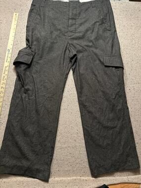 VTG Banana Republic Wool Cargo Pants Men's 36x32 | 36x27 ACTUAL Y2K READ